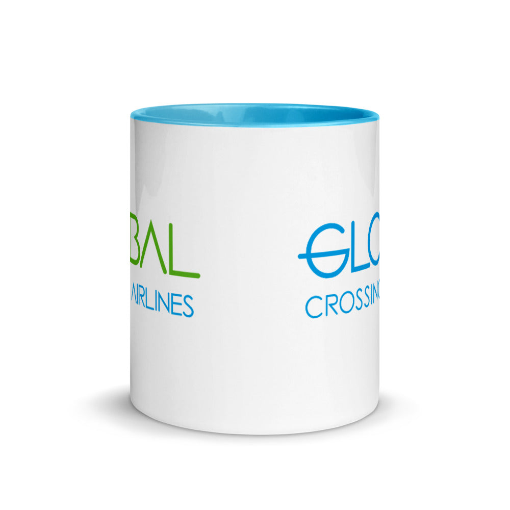 Global Crossing Airlines Mug with Color Inside