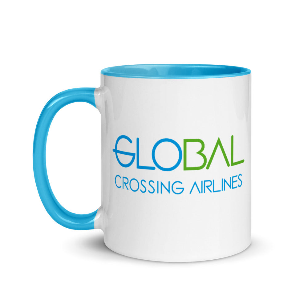 Global Crossing Airlines Mug with Color Inside