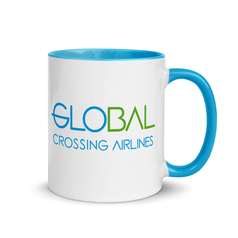 Global Crossing Airlines Mug with Color Inside
