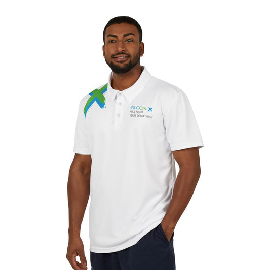 Personalized name and department Double X polo