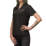 Women's Polo Shirt - White Logo