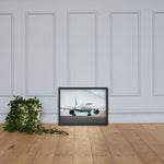 Framed poster - A320 N276GX Welcome