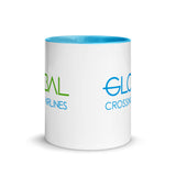 Global Crossing Airlines  Mug with Color Inside